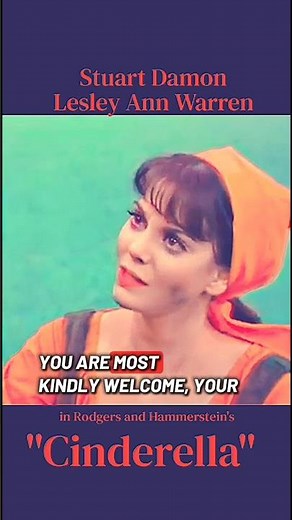 Stuart Damon and Lesley Ann Warren in Rodgers and Hammerstein's 1964 TV production of "Cinderella"