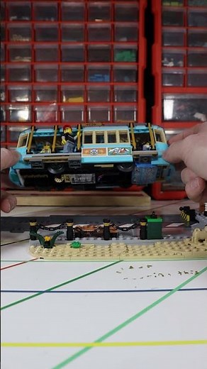 LEGO City summer beach streetcar with hidden motor! Watch how I squeeze Circuit Cubes into this set!