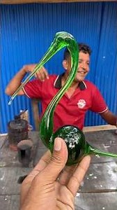 Traditional Handicraft: Recycling Broken Tube-lights and Transforming them into Birds. #shorts