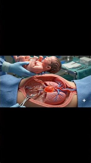 Baby’s First Breath 😳 (3D Explained) #viral #baby #animation