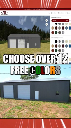Design Your Metal Building in Minutes! (Colors, Doors, Overhangs + Live Price Updates)