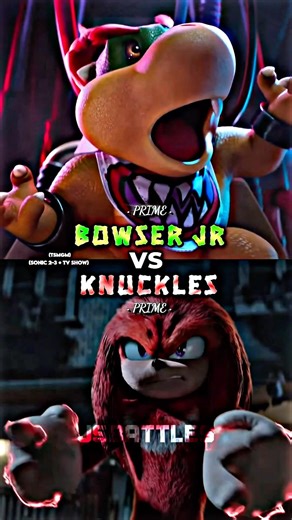 Bowser Jr vs Knuckles
