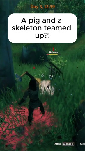 A Pig and a Skeleton Teamed Up Against Me?!