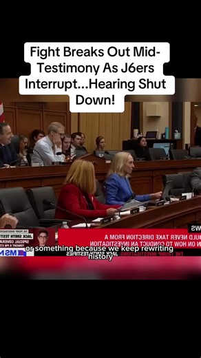 Fight Breaks Out Mid- Testimony As J6ers Interrupt...Hearing Shut Down! Part 1 #jackcocchiarella #tiktok #trending #trump #viral