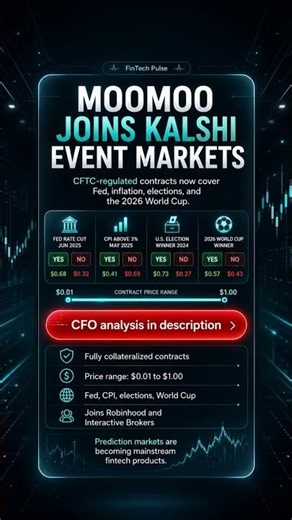 moomoo brings Kalshi event contracts to brokerage