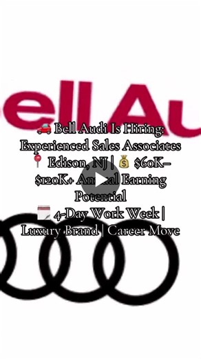 #nowhiring #bellaudi #automotivesales #automotivecareers #automotive #elite #recruitment | Elite Recruiting Services LLC