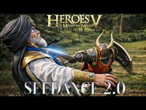 Seedance2.0 | All Units War in 3 mins | Haven vs Academy #homm5 #weaistudio #seedance2 #heroes3