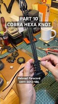 PART 10 HOW EASY TO MAKE PARACORD WATCH BAND COBRA HEXA KNOT FOR CASIO G SHOCK SUUNTO SKMEI GARMIN