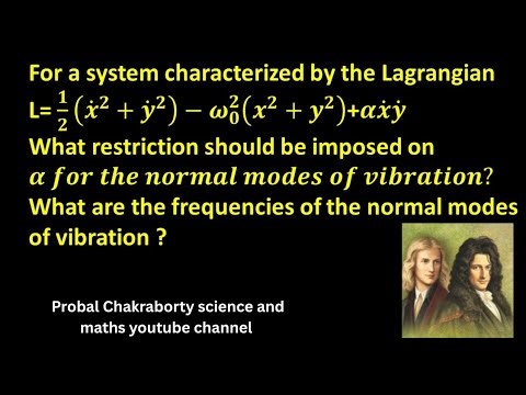 Classical mechanics Lagrangian method