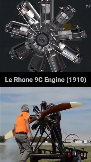Why Did WWI Planes Spin This Rotating Engine?