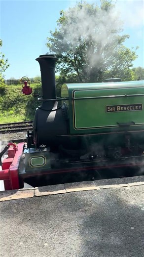 Sir Berkeley steam locomotive at Beamish Museum