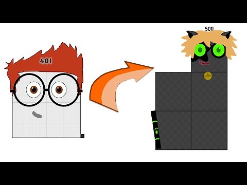 Numberblocks but it's Cartoonblocks 401 to 500