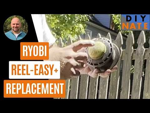 Ryobi Reel-Easy+ String Trimmer - How to Easily Wind String! Quick Load of Trimmer Line - by DIYNate