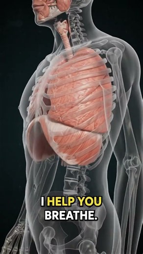 I’m Your Diaphragm 👀 The Muscle That Helps You Breathe | 3D Anatomy