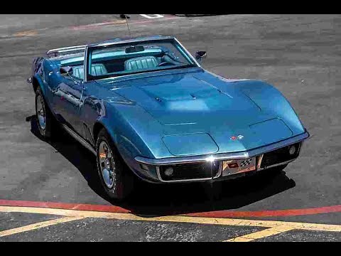 1968 Chevrolet Corvette 427 convertible test drive at Laguna Classic Cars