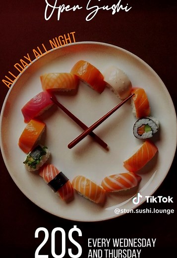 Stun Sushi lounge على TikTok