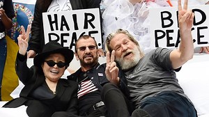 Ringo Starr, Yoko Ono, and Jeff Bridges promote student activism