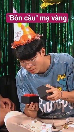 𝐓𝐨𝐧𝐲 hú hồn khi mở quà sinh nhật 😳 #shorts #tonytv #teamtony #birthday