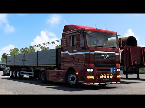[ ETS 2 1.46 ] MAN TGA REAL PURE SOUND | REALISTIC DRIVING