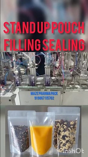 Automatic stand up pouch filling machine, stand up pouch packing mc, stand up pouch juice filling