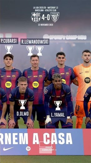 🇪🇸🏆 BARCELONA Line Up ( vs Athletic Club) | La Liga Champions Career | La Liga 2025/26 Matchday 13