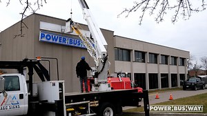 Power Bus Way - Sign Installation