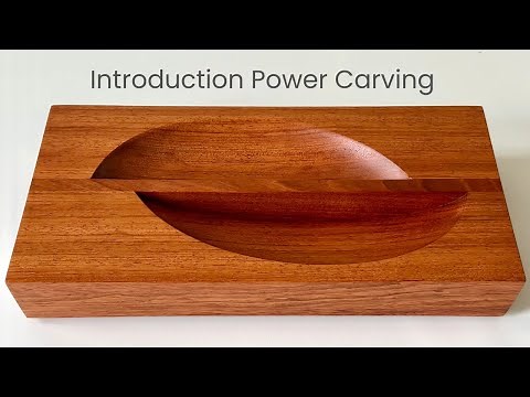 How To Power Carve / Make a Simple and Sophisticated Power Carving Project