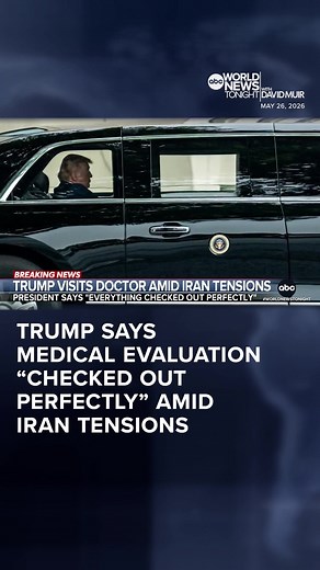 Pres. Trump declared himself to be in good health after a