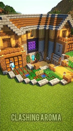 Minecraft Underground House.......!!🤯minecraft tutorial #minecraft #minecraftbuilding #shorts