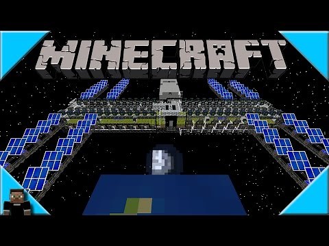 * How to Build a Space Station * Galacticraft 3 Minecraft 1.7.10 Mod Speed Build Time Lapse