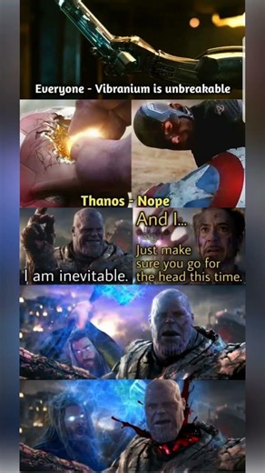 Thanos Headshot Meme Infinity GauntletWhen Thanos Ignores Vibranium Rules. #marvel #avengers #mcu