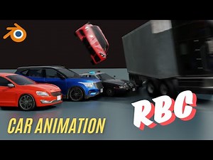 HOW to Create Dynamic Car Animation | Car animation with RBC addons !
