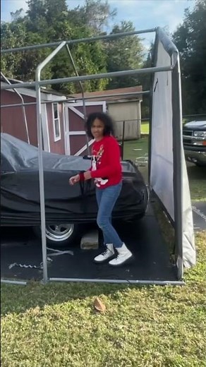 CoverPro 12 X 20 portable garage Harbor Freight