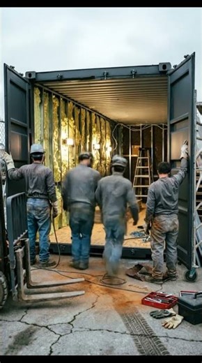 How a Broken Rusted Shipping Container Was Fully Restored.