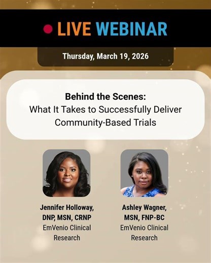 Behind the Scenes: What It Takes to Successfully Deliver Community-Based Trials