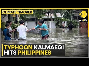Typhoon Kalmaegi: Cebu Flooded as 'Kalmaegi' Hits Hard | WION CLIMATE TRACKER