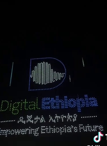Ethiopian Tech Expo 2025: Drones Light Up the Night