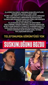 Ela Rümeysa Cebeci, hakkında çıkan söylentilere yeni bir açıklamayla yanıt verdi. ​Mehmet Akif Ersoy'la telefonunda kayıtlı herhangi bir fotoğrafın bulunmadığını belirten Cebeci, yalnızca bir organizasyonda kısa süreli bir konuşma yaptıkları hatırlattı. ​Telefonunun şu an uzmanlar tarafından incelendiğini, gerçeklerin hızla ortaya çıkması için şifreyi kendi iradesiyle emniyete verdiğini ifade etti. ​İddiaların asılsız olduğu raporla kesinleştiğinde ekran karşısına geçip durumu canlı yayında payl