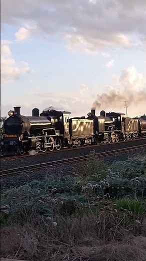 Steamrail Victoria Double Header! Heritage Steam Locomotives Australia
