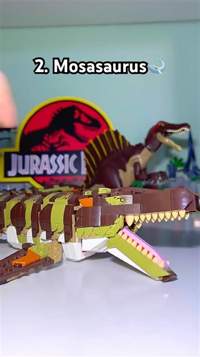 Top 5 BRICKBUILT Lego Dinosaurs | #legojurassicworld #jurassicworld #dinotoys