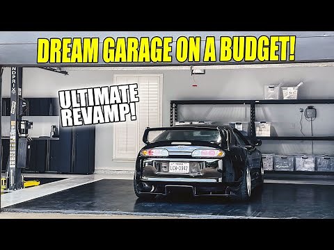 Building our DREAM GARAGE on a BUDGET! House garage is FINISHED!