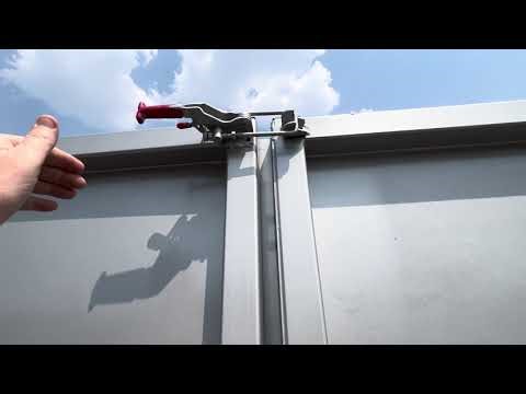 Super cool Silver Metallic color 7x14 dump trailer with 4 ft side walls, access ladder, & more!!