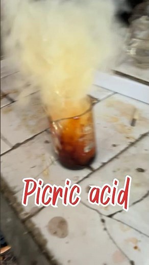 Picric acid formation #alpinechemistry #experiment #chemistrylab #chemistry #labequipment