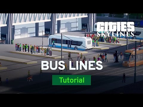 Bus Lines and Low Capacity Transit with bsquiklehausen | Modded Tutorial | Cities: Skylines