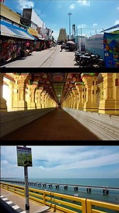 The World’s Longest Temple Corridor! ✨ #Rameswaram #PambanBridge #LordShiva #IncredibleIndia