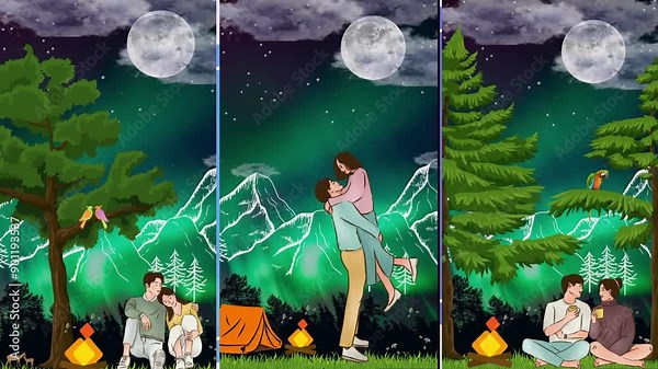 YouTube Channel Trailer Template: Dynamic Graphics and Engaging Slide. "Creative Captures" features interactive slides and SEO-optimised captions. Ideal for increasing viewer engagement and reach.