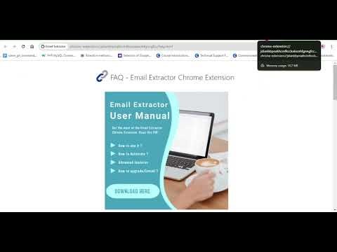 Add Email Extractor in Chrome Browser