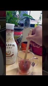 How to Make a Starbucks Pink Drink | Tazo Passion Tea with Coconut Milk