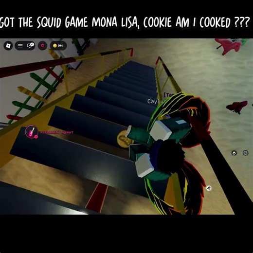 Got the squid game Mona Lisa, cookie am I cooked ???