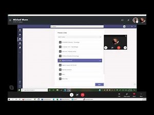 Microsoft Teams with Jaws screen reader--accessing work with Michael